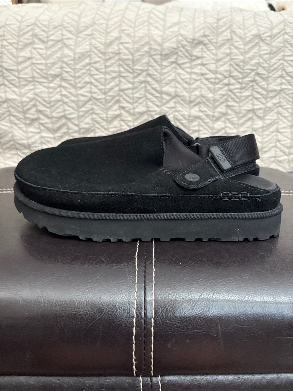 Ugg  Black clog Suede Shoes - Picture 4 of 4